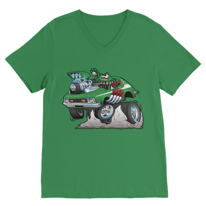 Gremlin Hotrod Classic V-Neck T-Shirt