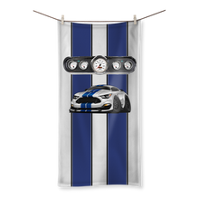 Mustang Hood Stripes Muscle Car Art Sublimation All Over Towel