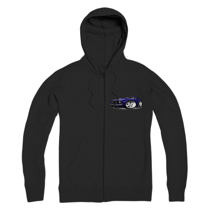 1st Generation Purple Camaro Premium Adult Zip Hoodie