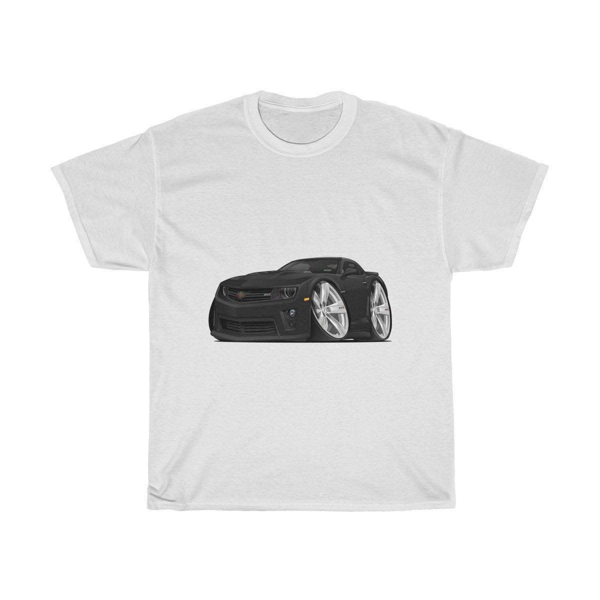 2013 Camaro Car Art Unisex Heavy Cotton Tee