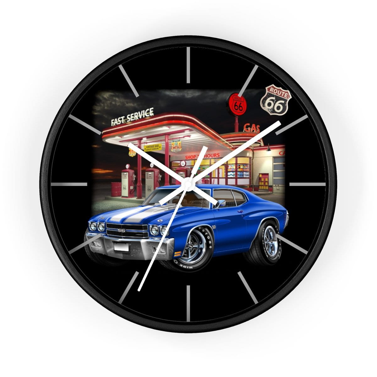 1970 Chevelle Texaco Wall clock