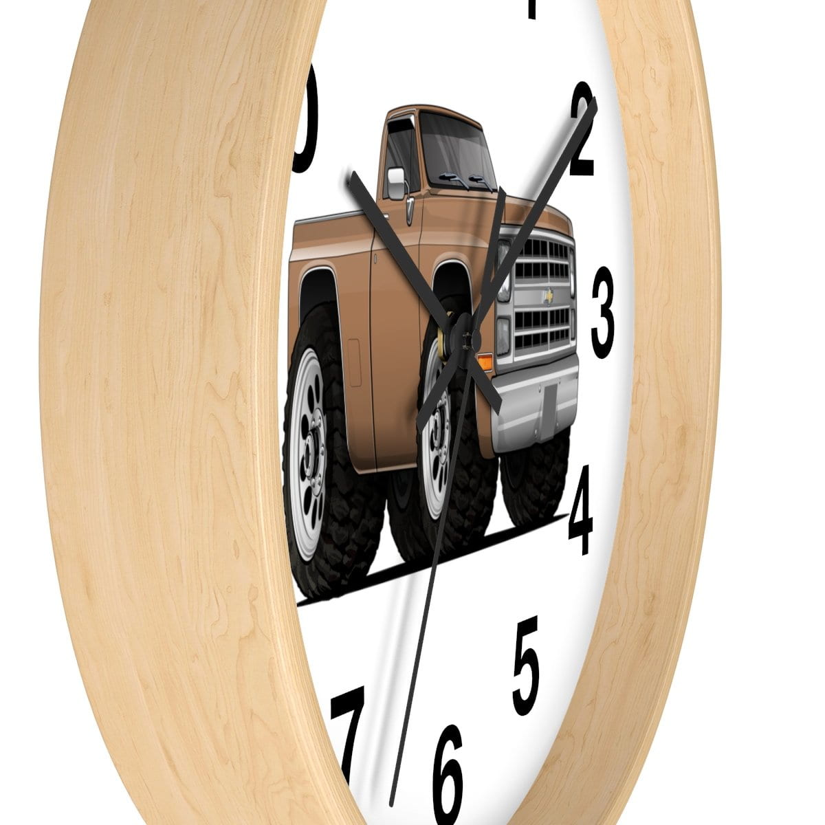 1986 4X4 Truck Car Art Wall clock