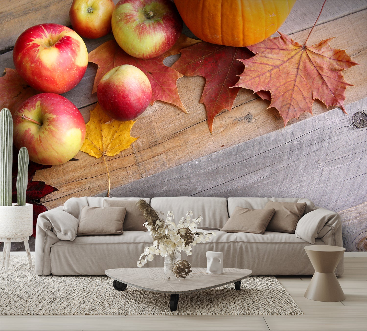 Fall Apple Wallpaper Custom Designed Wall Mural Peel & Stick