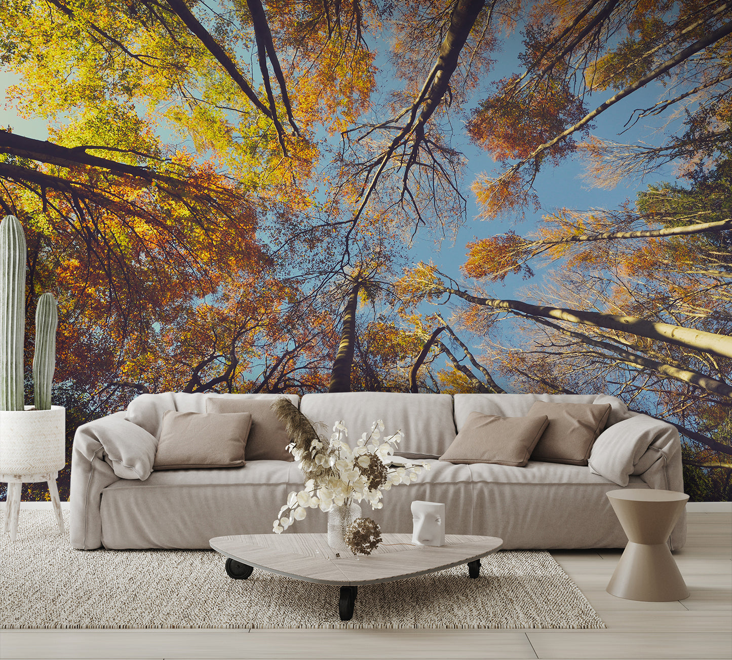 Fall Colors Leaves C Custom Designed Wallpaper
