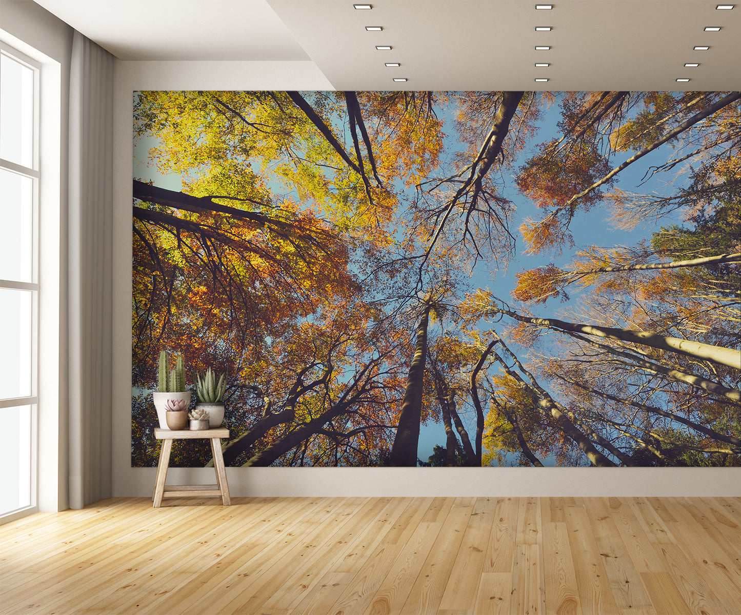 Fall Colors Leaves C Custom Designed Wallpaper