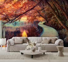 Designed Wallpaper Fall leaves wallpaper Nature Walk