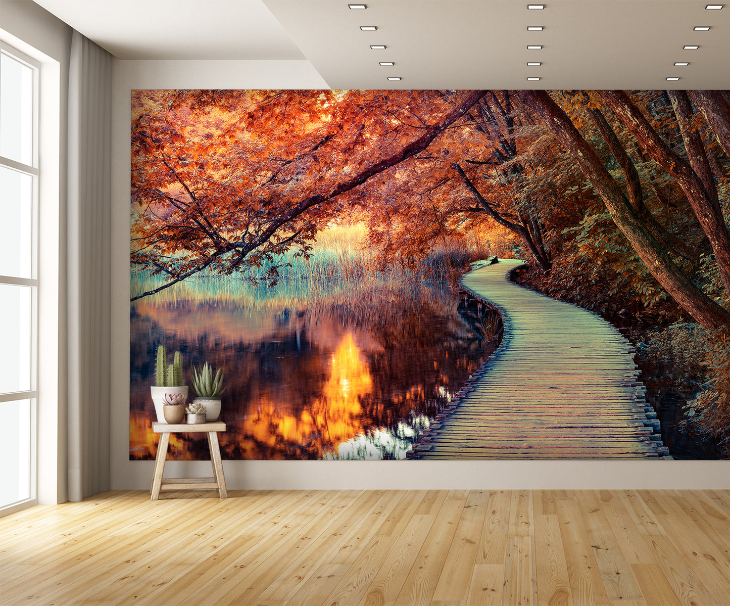 Designed Wallpaper Fall leaves wallpaper Nature Walk
