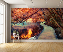 Designed Wallpaper Fall leaves wallpaper Nature Walk