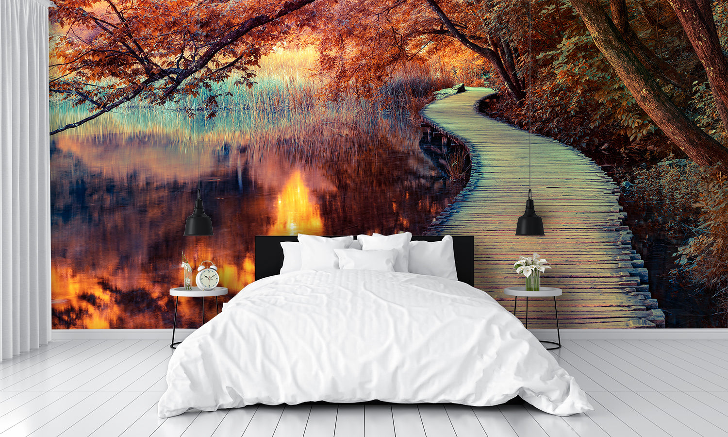 Designed Wallpaper Fall leaves wallpaper Nature Walk