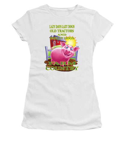 Farm Country - Women's T-Shirt (Athletic Fit)