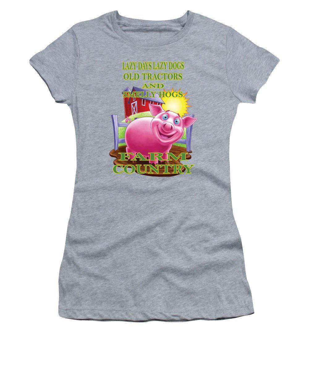 Farm Country - Women's T-Shirt (Athletic Fit)
