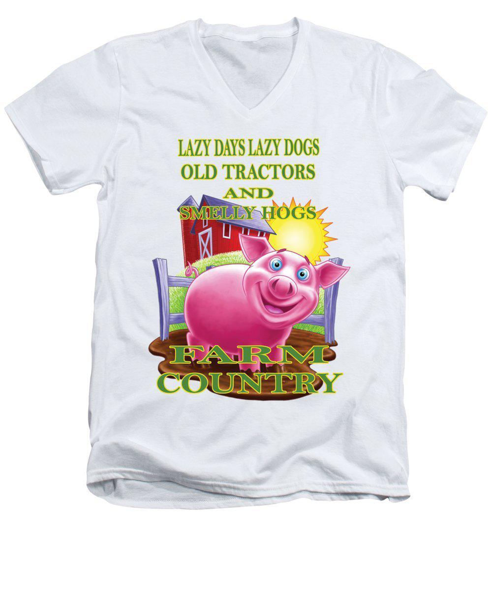 Farm Country - Men's V-Neck T-Shirt