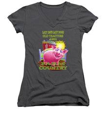 Farm Country - Women's V-Neck (Athletic Fit)