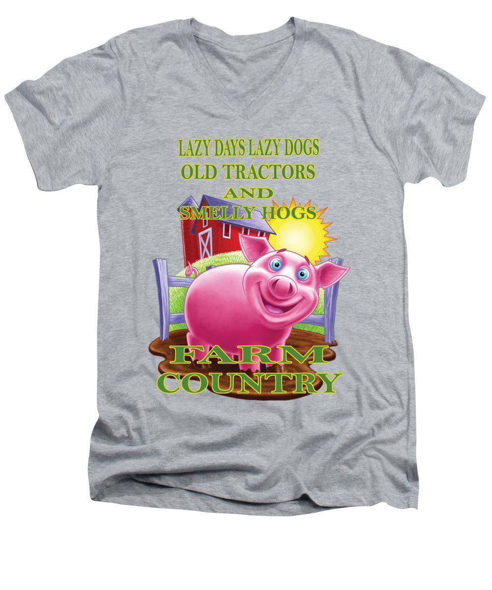Farm Country - Men's V-Neck T-Shirt