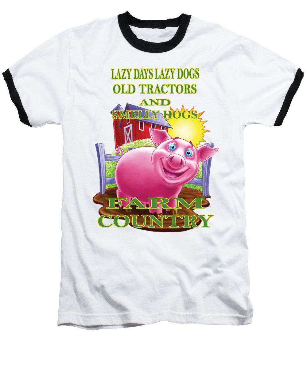Farm Country - Baseball T-Shirt