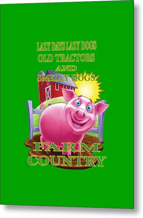 Farm Country - Metal Print