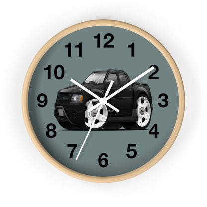Sport Track Gray background Wall clock