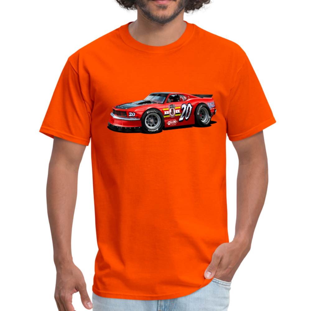Mustang Race Car Men's T-Shirt - orange