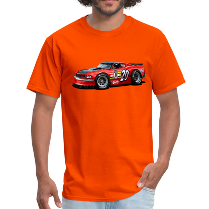 Mustang Race Car Men's T-Shirt - orange