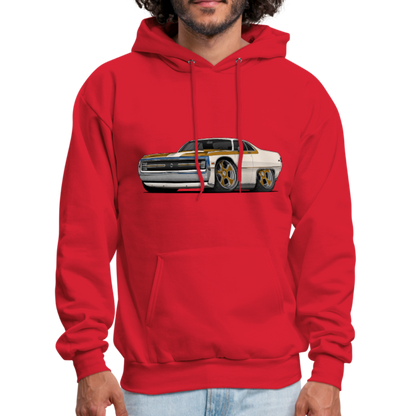 1970 Chrysler 300 Hurst Car Art Men's Hoodie - red