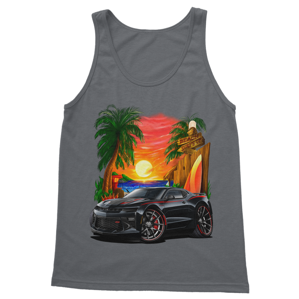 Surfs Up 2017 Camaro SS Car Art Classic Adult Vest Top
