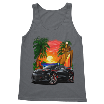 Surfs Up 2017 Camaro SS Car Art Classic Adult Vest Top