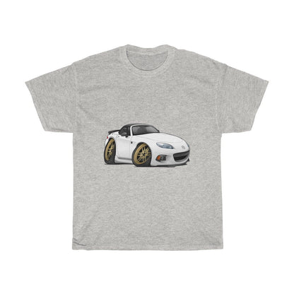 White Car Art Unisex Heavy Cotton Tee
