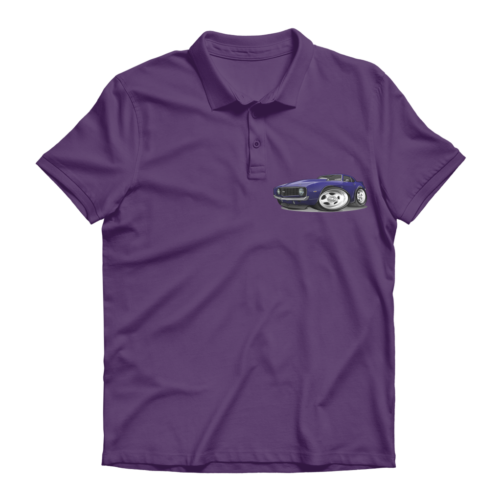 1st Generation Purple Camaro Premium Adult Polo Shirt
