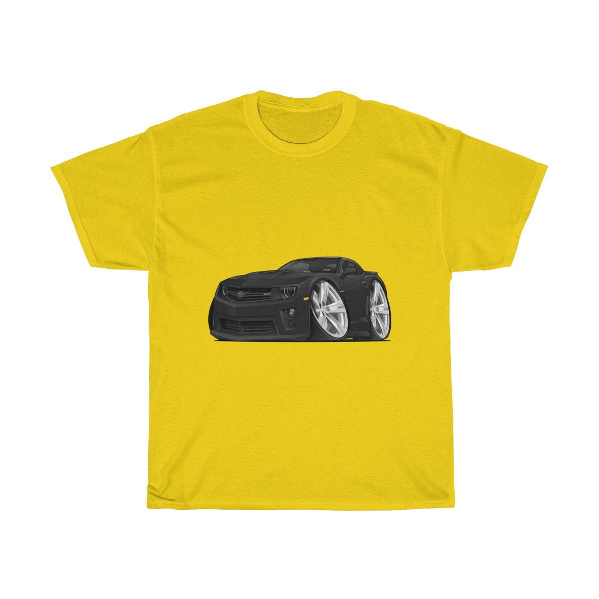 2013 Camaro Car Art Unisex Heavy Cotton Tee