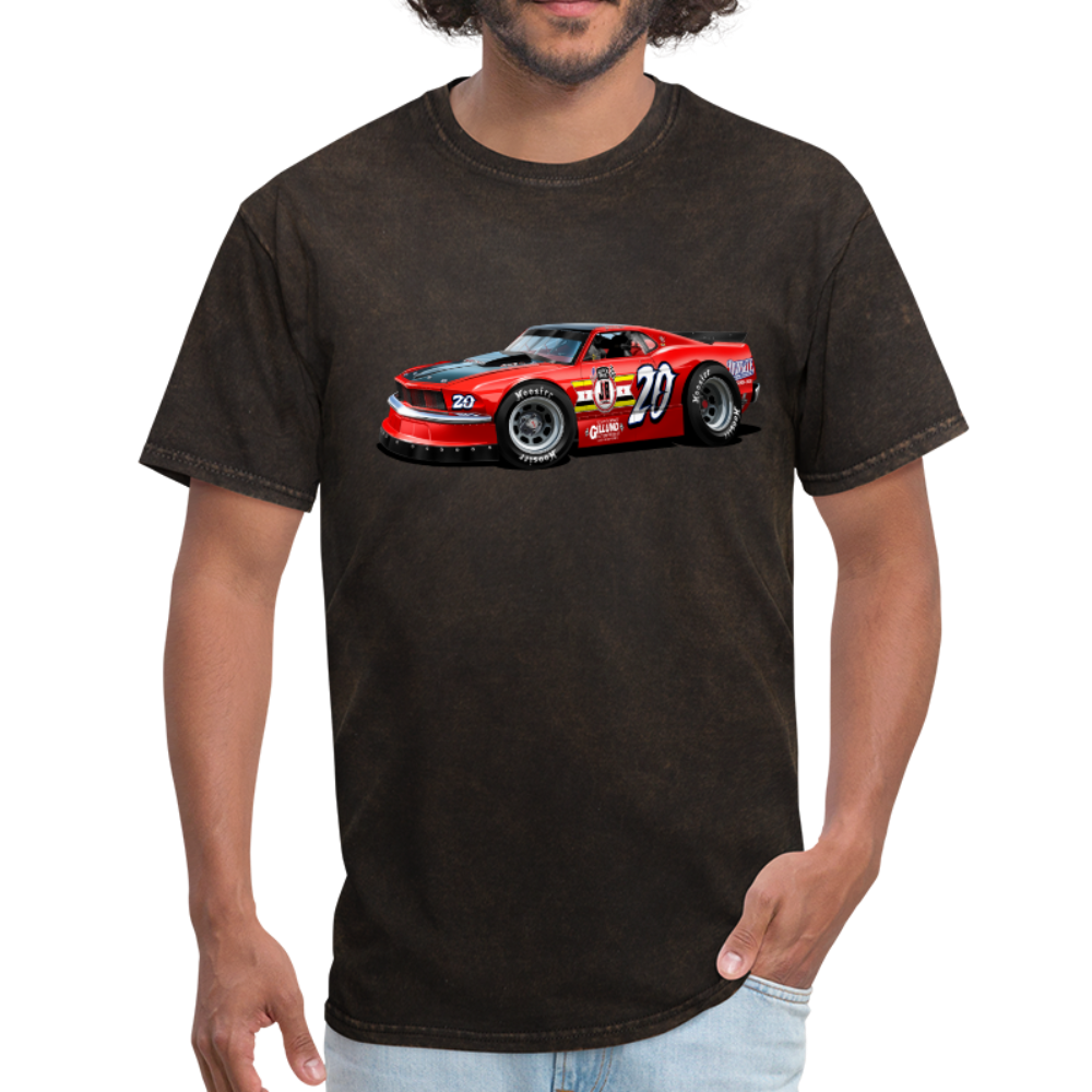 Mustang Race Car Men's T-Shirt - mineral black