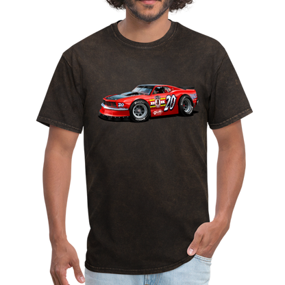 Mustang Race Car Men's T-Shirt - mineral black
