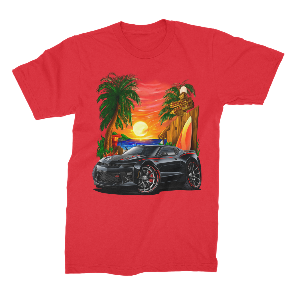 Surfs Up 2017 Camaro SS Car Art Premium Jersey Men's T-Shirt