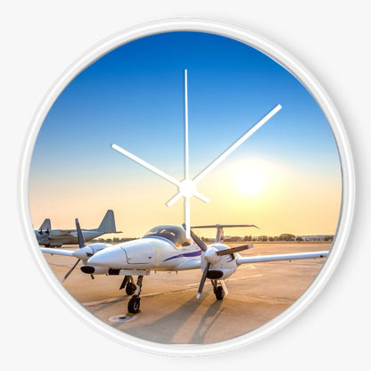 Runway Plane 10 inch wall clock