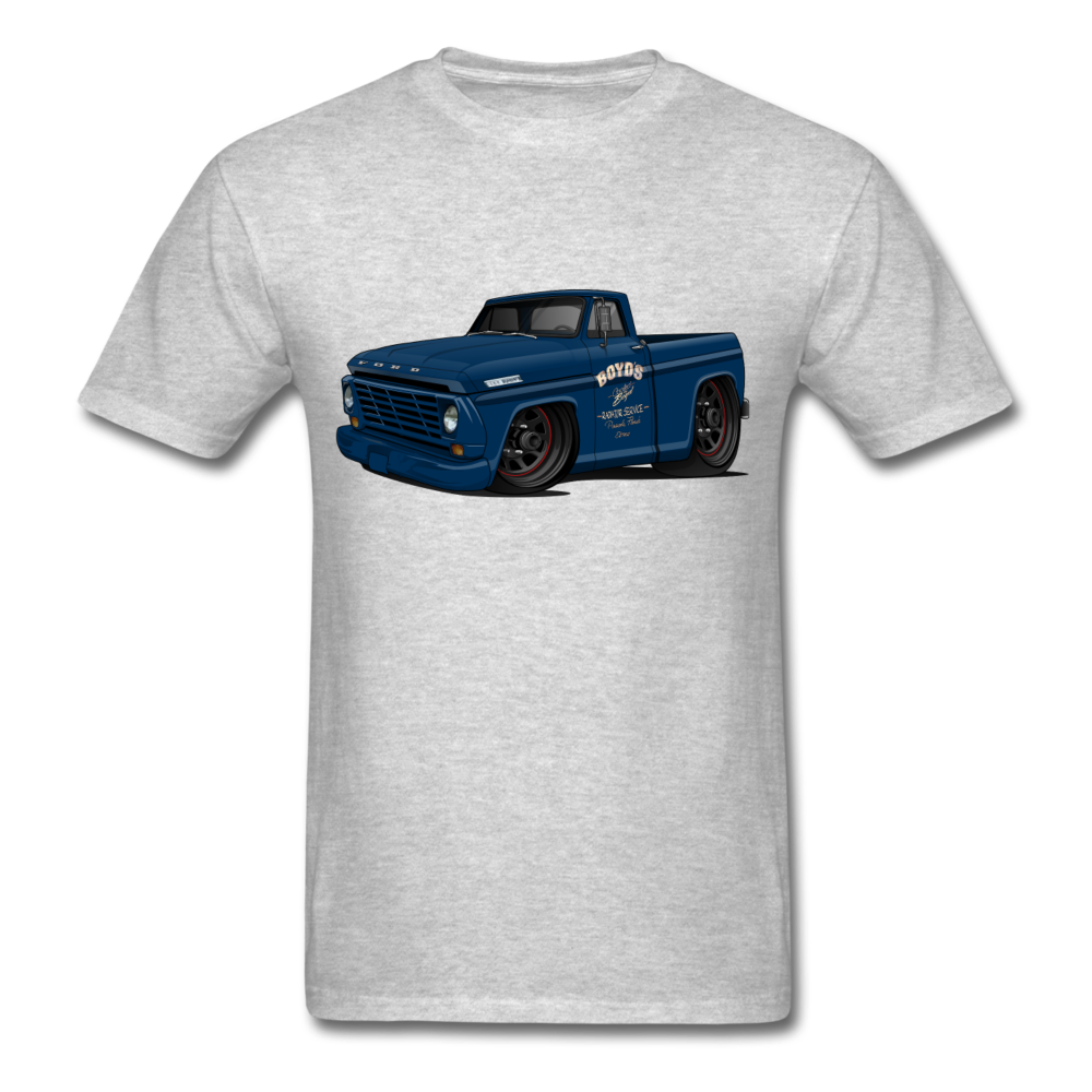 1967 Ford F-100 Men's T-Shirt - heather gray