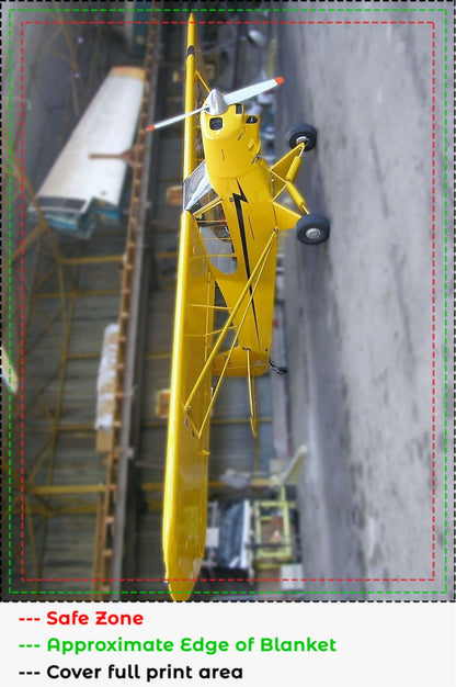 Yellow Piper Cub Blanket