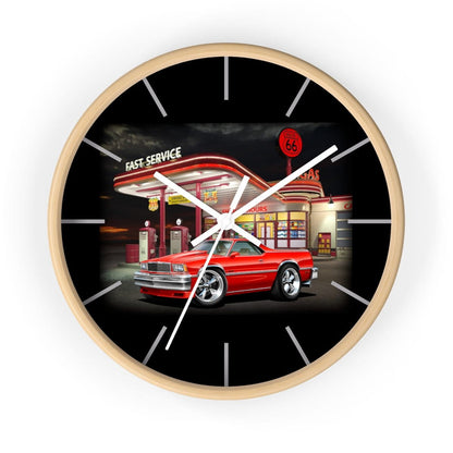 1978 El Camino Gas Station Wall clock