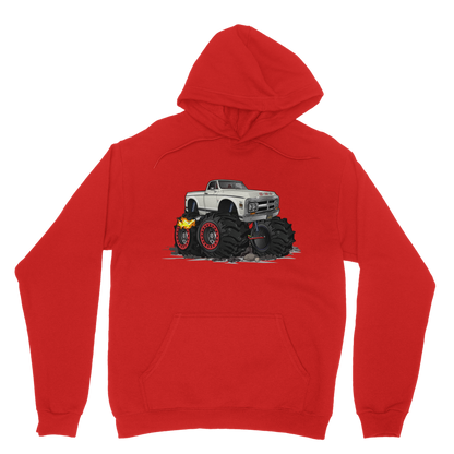 1972 GMC 4x4 Pickup Monster Truck with Rocks Car Art Classic Adult Hoodie