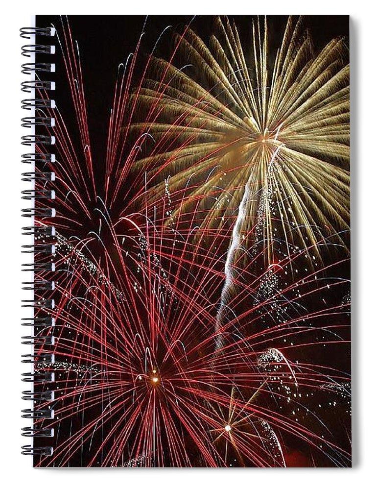 Fireworks - Spiral Notebook