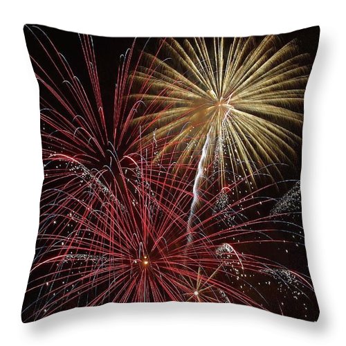 Fireworks 2 - Throw Pillow