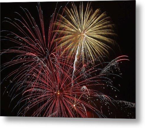Fireworks - Metal Print