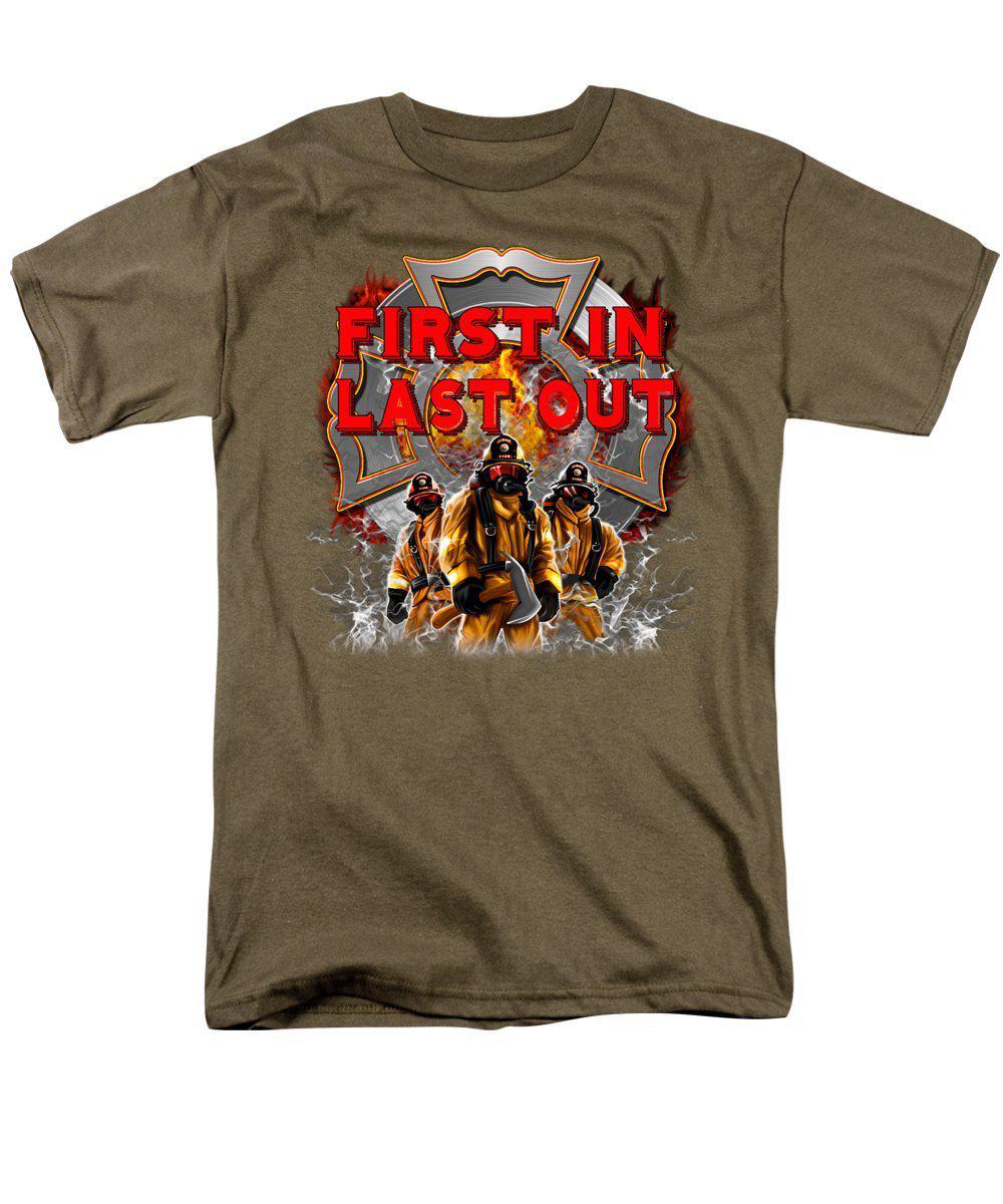 First In Last Out - Men's T-Shirt  (Regular Fit)