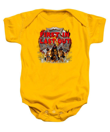 First In Last Out - Baby Onesie