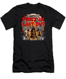 First In Last Out - Men's T-Shirt (Athletic Fit)