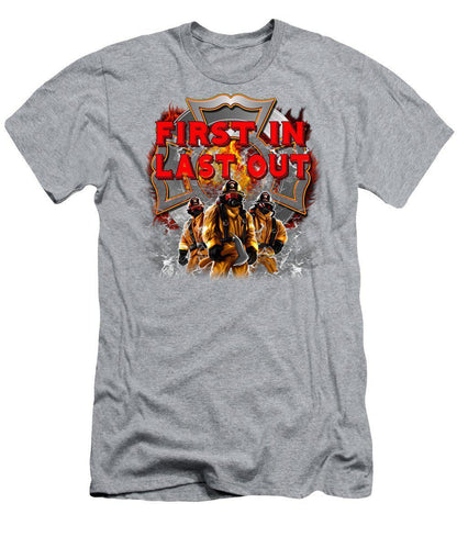 First In Last Out - Men's T-Shirt (Athletic Fit)