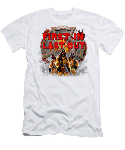 First In Last Out - Men's T-Shirt (Athletic Fit)