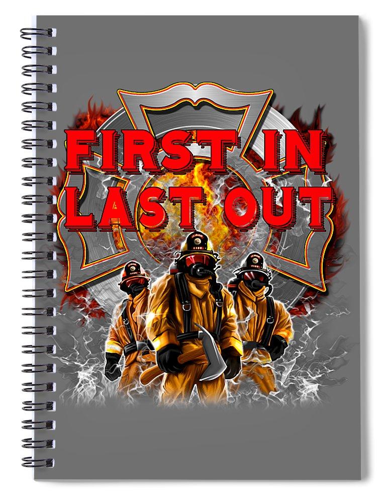 First In Last Out - Spiral Notebook