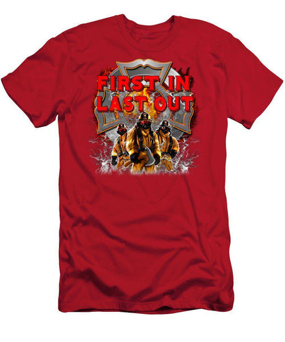 First In Last Out - Men's T-Shirt (Athletic Fit)