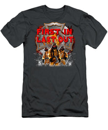 First In Last Out - Men's T-Shirt (Athletic Fit)