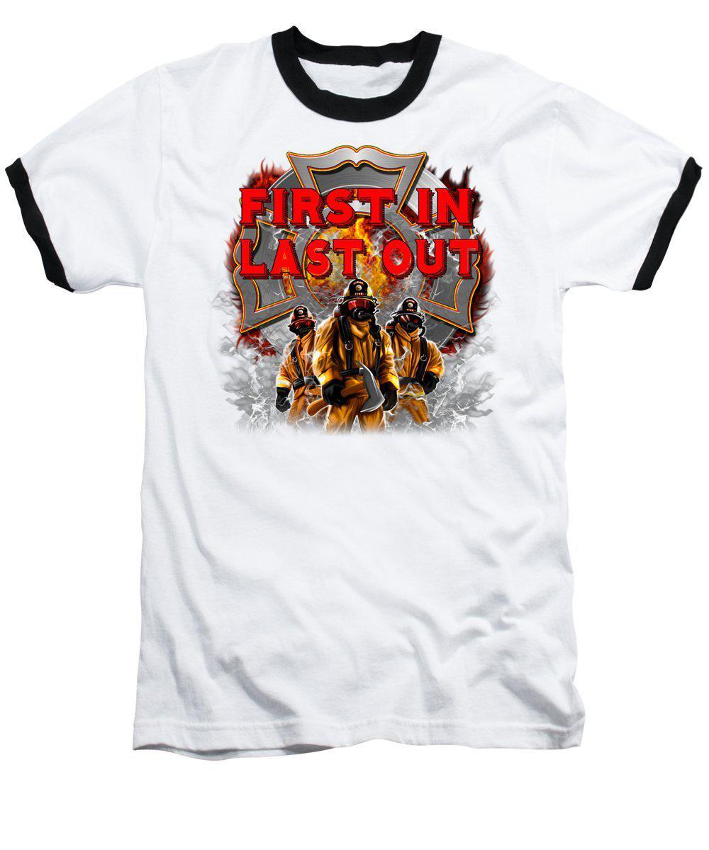First In Last Out - Baseball T-Shirt