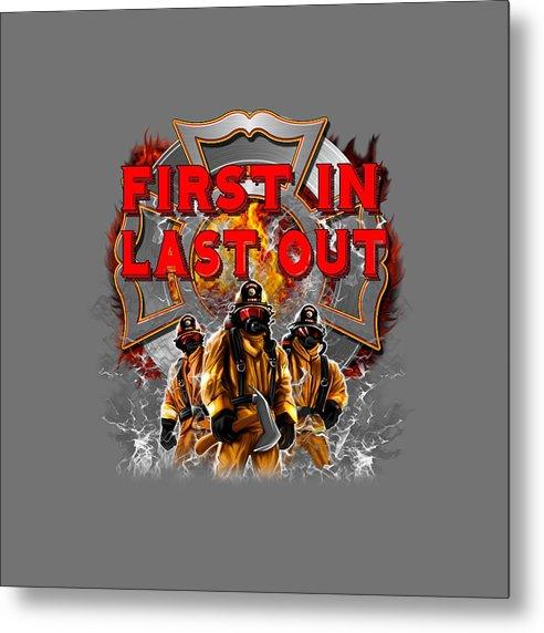 First In Last Out - Metal Print